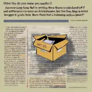 在写作中如何让读者感受到自己对快递盒子有深刻的理解？
