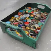 如何在回收塑料托盘中添加装饰或其他功能部件如金属圈小饰品等?