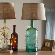 如何使用废旧酒瓶制作装饰性小物件如花瓶灯罩等?